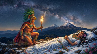 Popocatépetl e Iztaccíhuatl: La Leyenda de los Volcanes Enamorados